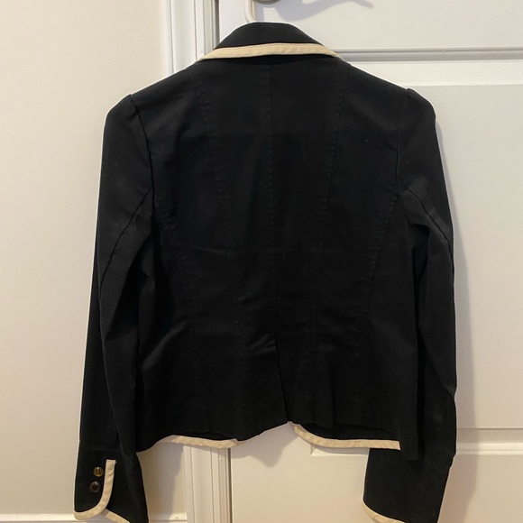 Black Blazer with white piping. - Picture 7 of 7